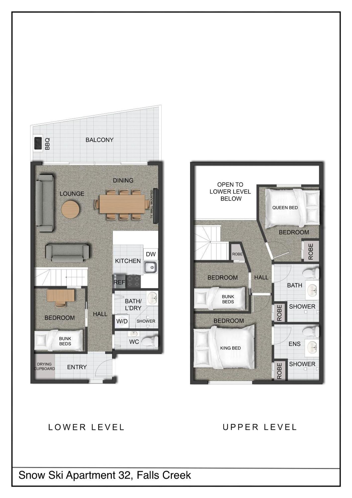 Snow Ski Apartments 32 Falls Creek Eksteriør billede